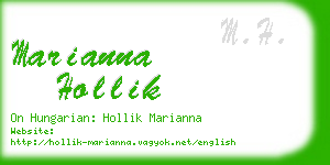 marianna hollik business card